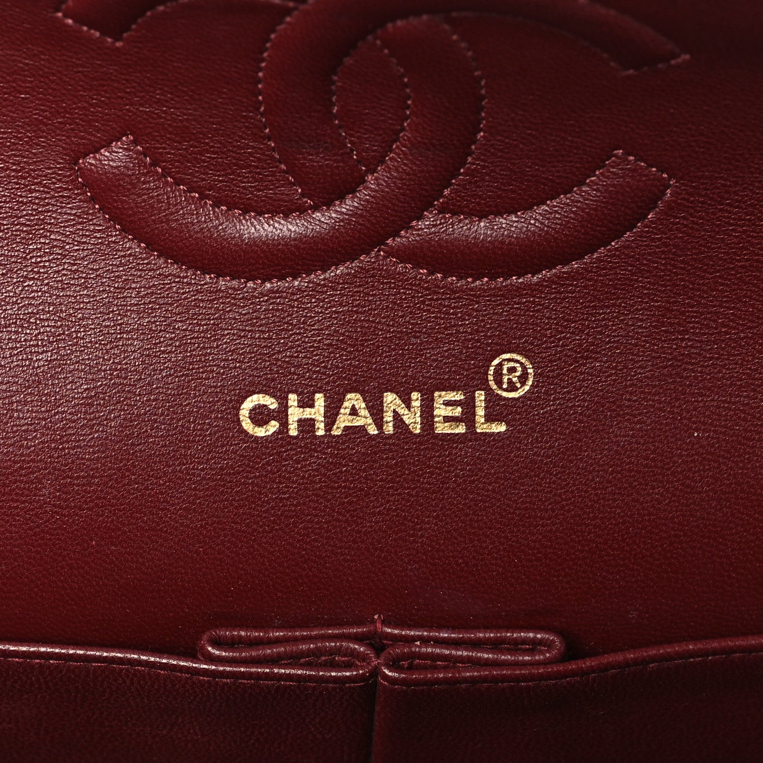 Chanel Lambskin Quilted Medium Double Flap Black 6 of 10