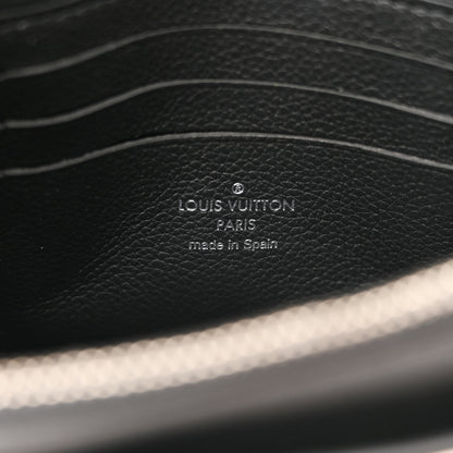 Louis Vuitton Soft Calfskin Snakeskin My Lockme Chain Bag Pochette Black 6 of 10