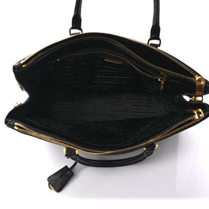 Prada Saffiano Large Galleria Double Zip Tote Black 5 of 12