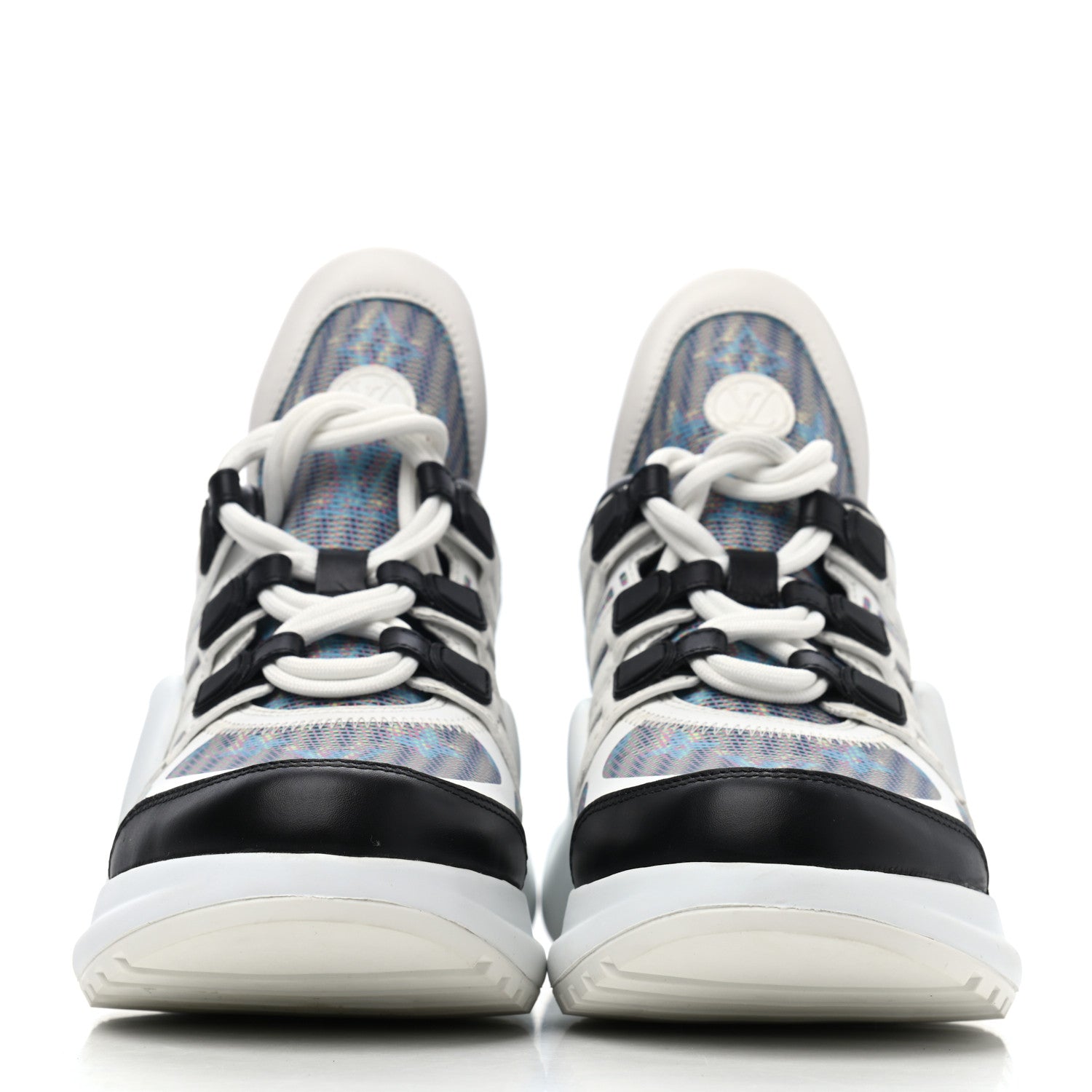 Louis Vuitton Calfskin Nylon LV Pop Archlight Sneaker 39 Blue 2 of 4