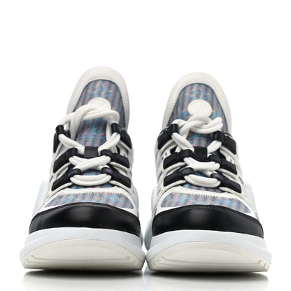 Louis Vuitton Calfskin Nylon LV Pop Archlight Sneaker 39 Blue 2 of 4
