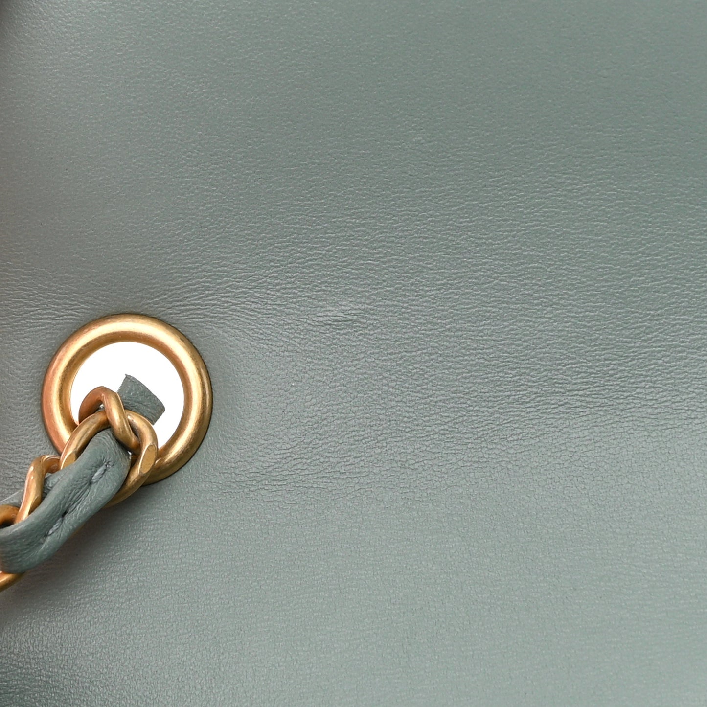 Lambskin Quilted Casino Chips Mini Square Flap Grey