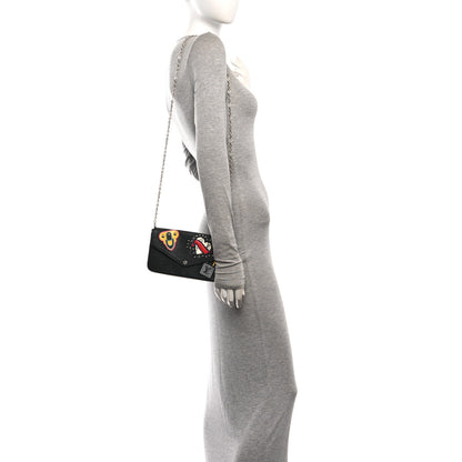 Louis Vuitton Epi LV Stories Pochette Felicie Black 2 of 12
