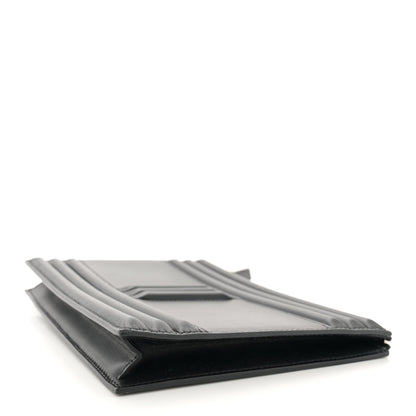 Hermes Tadelakt Kelly Cadena Clutch Black 4 of 11