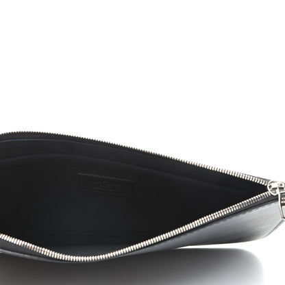 Louis Vuitton Epi Neverfull Pochette MM GM Black 5 of 6