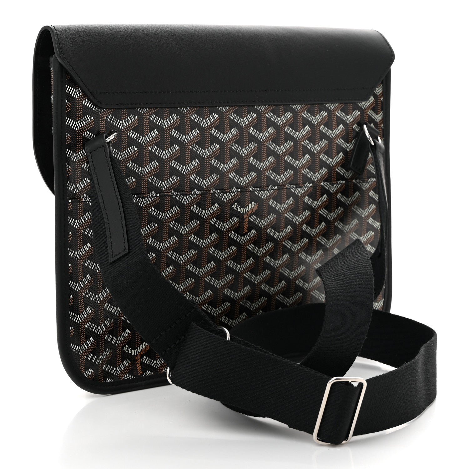 Goyard Goyardine Coursier Messenger Bag Black 3 of 9