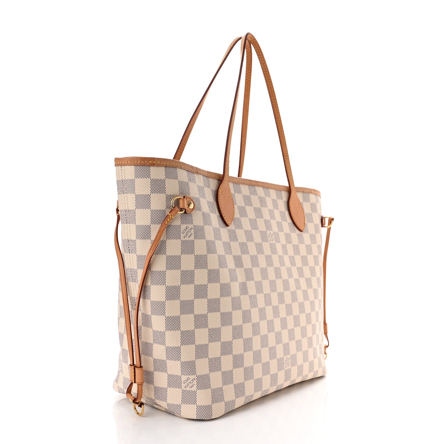 Louis Vuitton Damier Azur Neo Neverfull MM Rose Ballerine 4 of 11