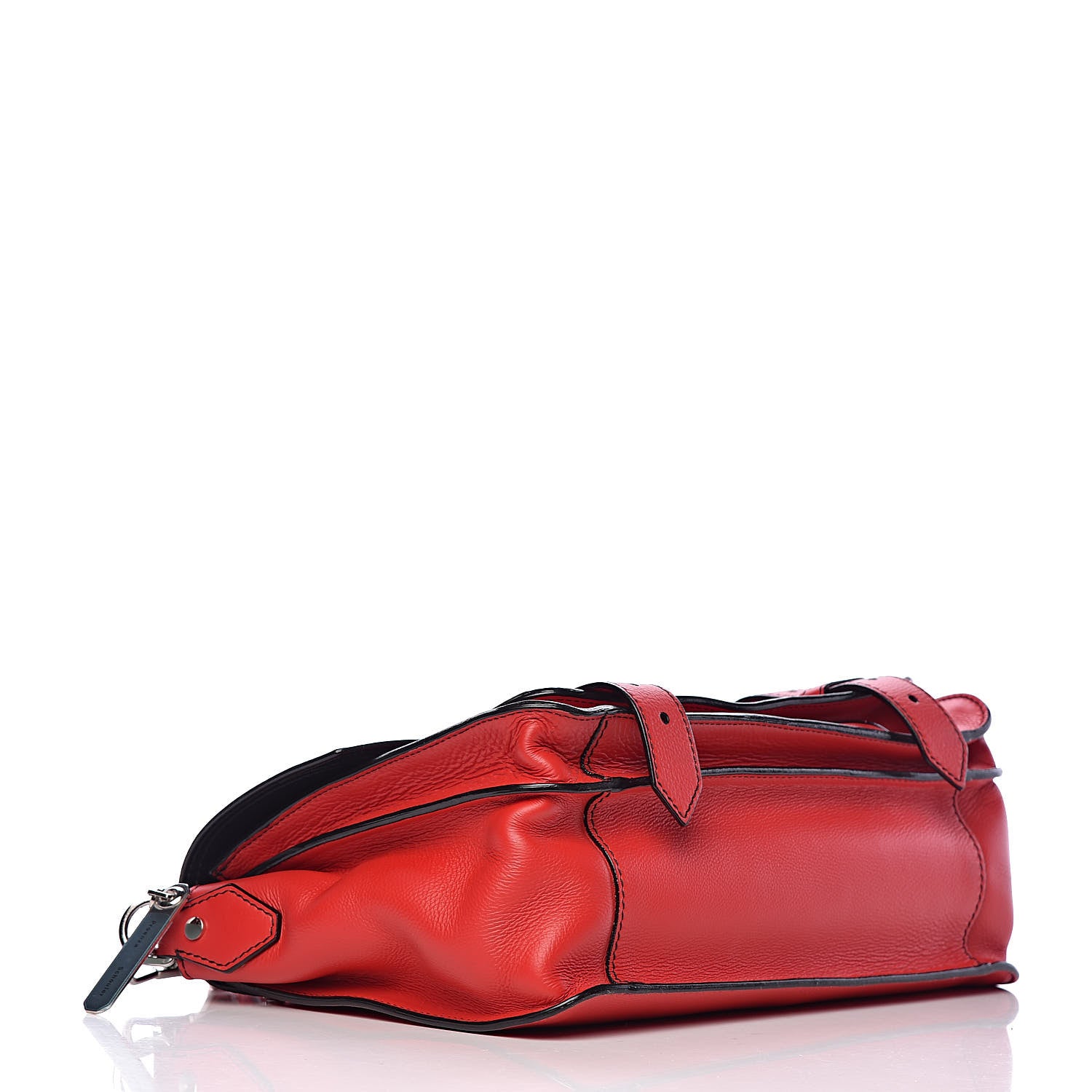 Proenza Schouler Grained Calfskin Medium PS1 Plus Satchel Cardinal 4 of 11