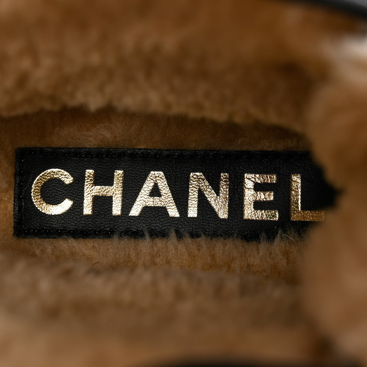 Chanel Suede Pony Hair Shearling Lace Up Combat Boots 35 Black White 10 of 13