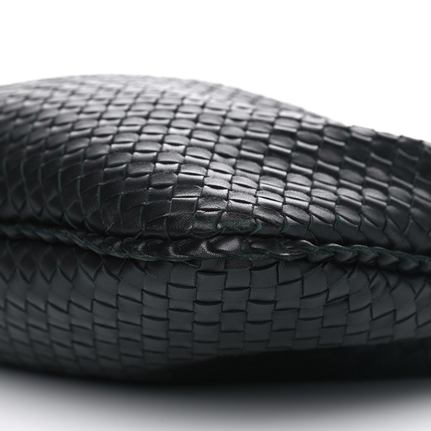 Nappa Intrecciato Large Veneta Hobo Black
