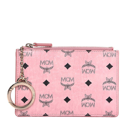 MCM Visetos Key Pouch Pink 1 of 9