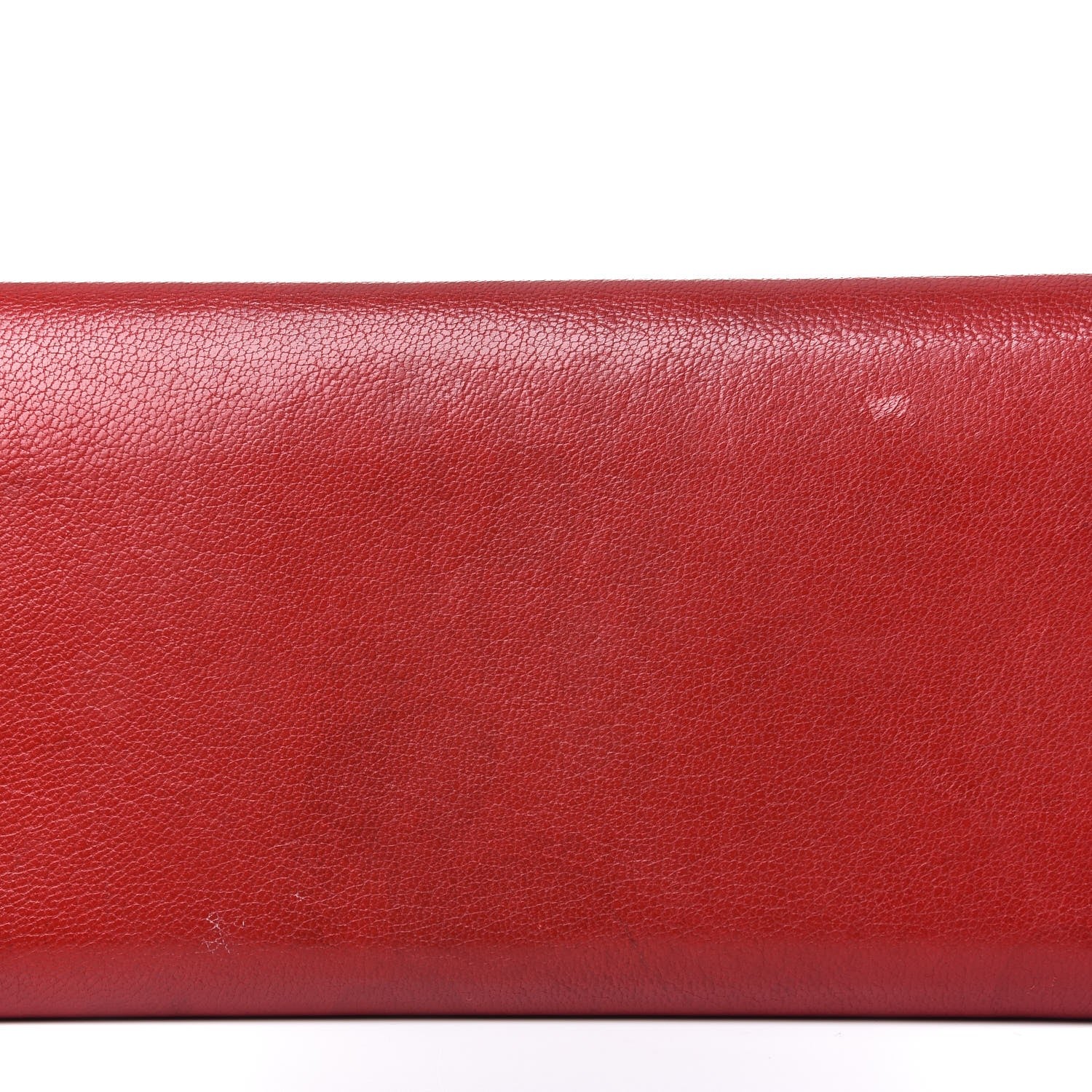 Balenciaga Agneau Classic Hardware Money Wallet Red 15 of 16
