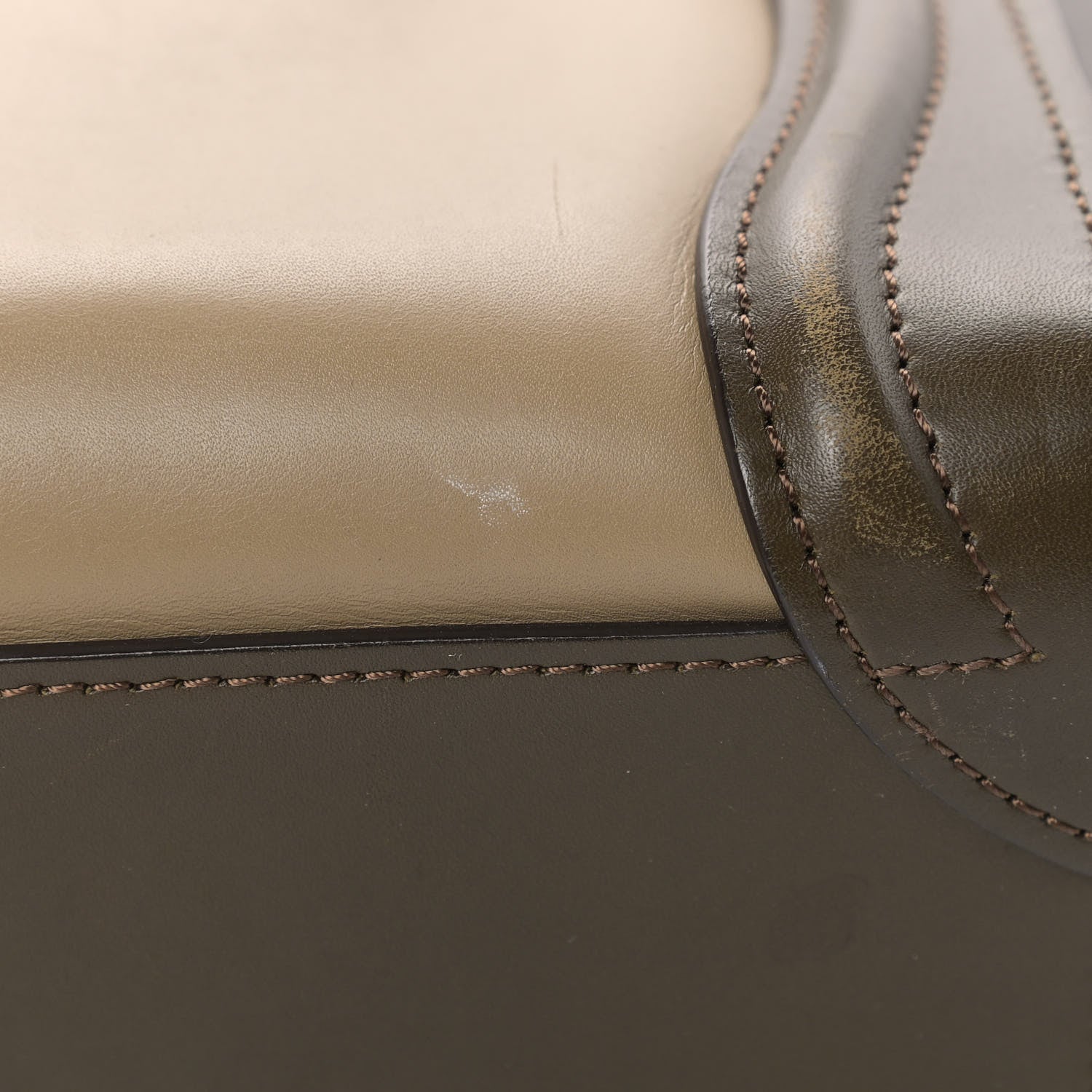 Celine Smooth Calfskin Nano Tri-Color Luggage Khaki 12 of 18