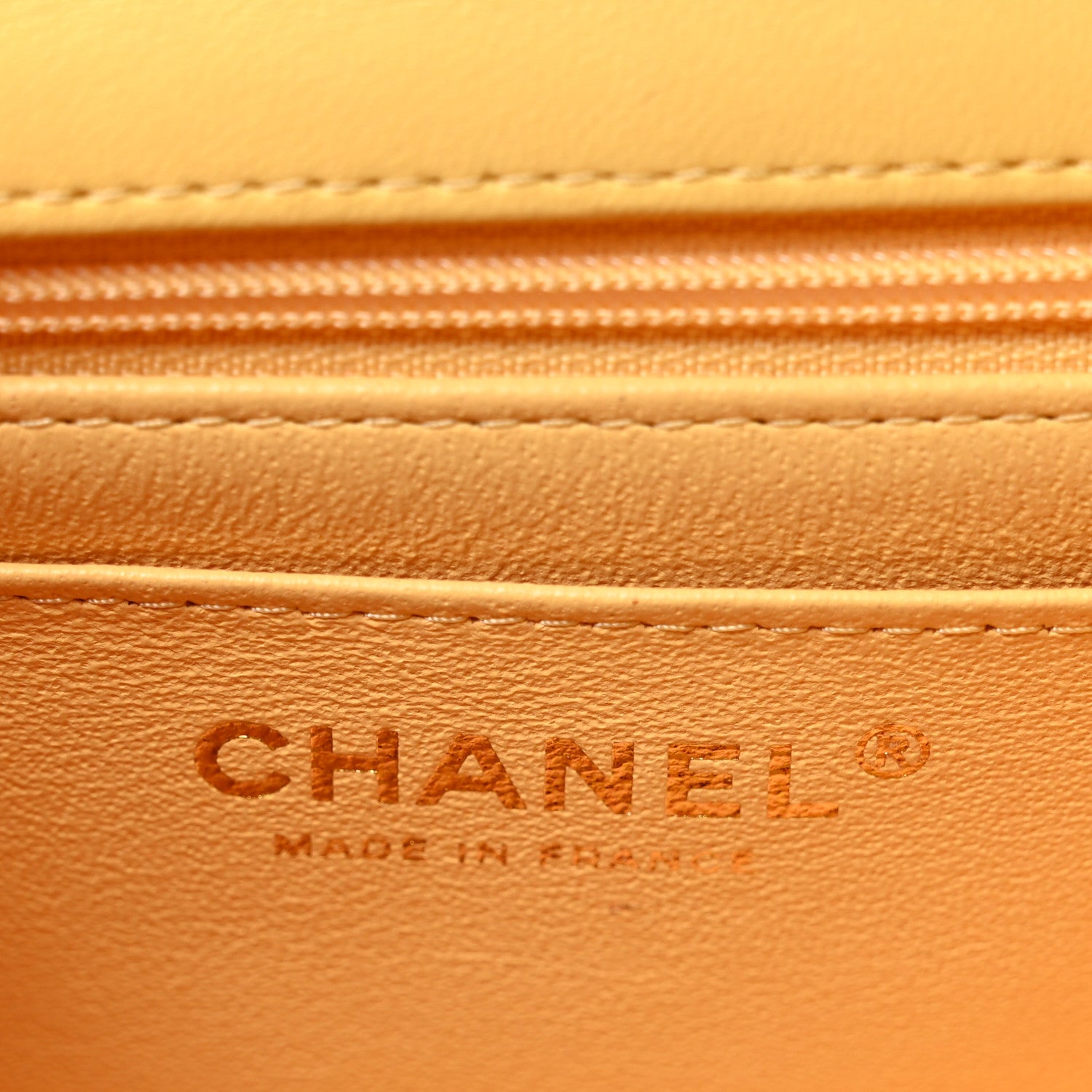 Chanel Lambskin Quilted Mini Rectangular Flap Pink Yellow 6 of 11