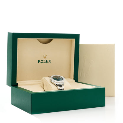Rolex Stainless Steel 18K White Gold 31mm Oyster Perpetual Datejust Watch Mint Green 278274 5 of 5