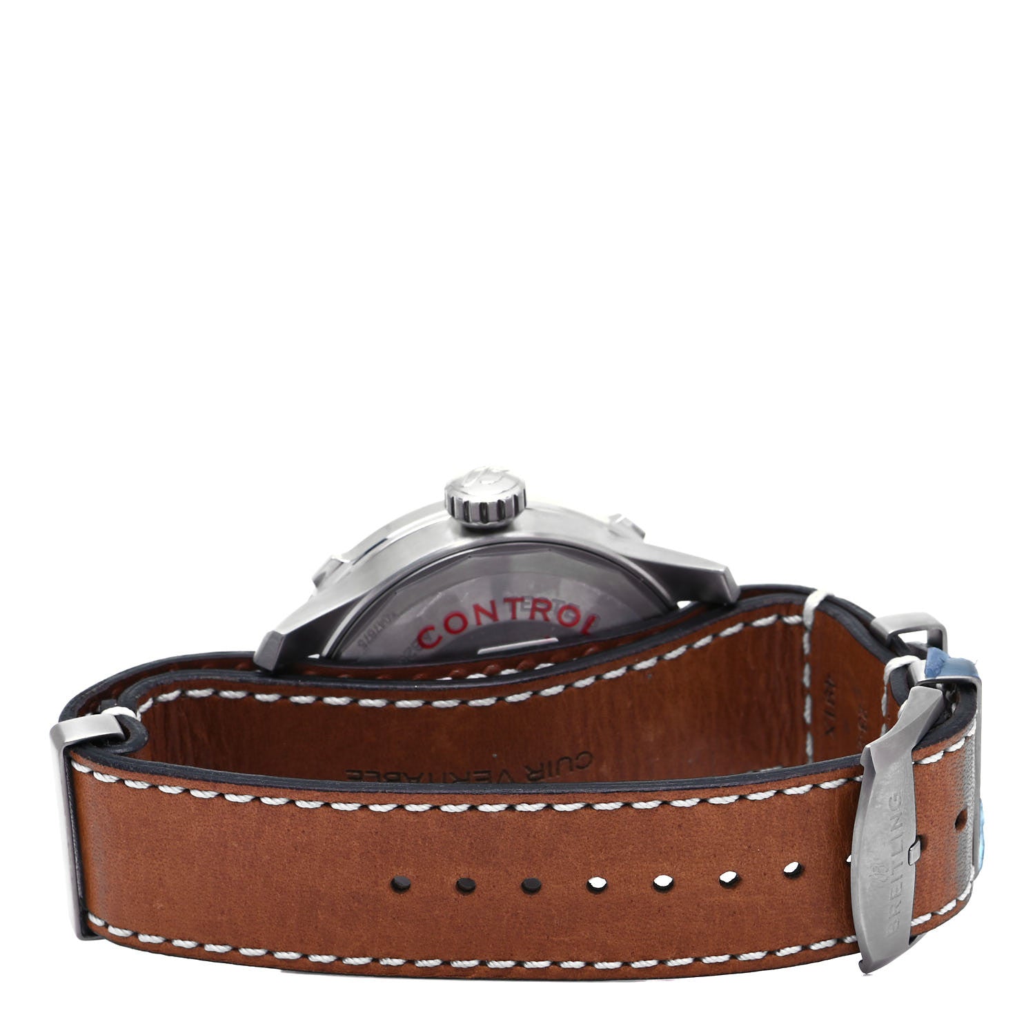 Breitling DLC Coated Stainless Steel Calfskin 46mm Navitimer 8 Chronograph Automatic Watch Black AB2040101B1X1 5 of 6