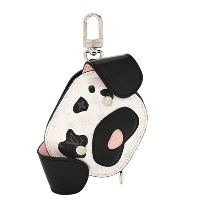 Louis Vuitton Monogram Dog Bag Bag Charm Key Holder Black 1 of 5