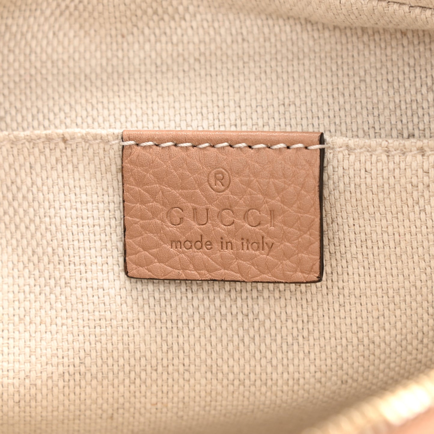 Pebbled Calfskin Small Soho Disco Bag Camelia