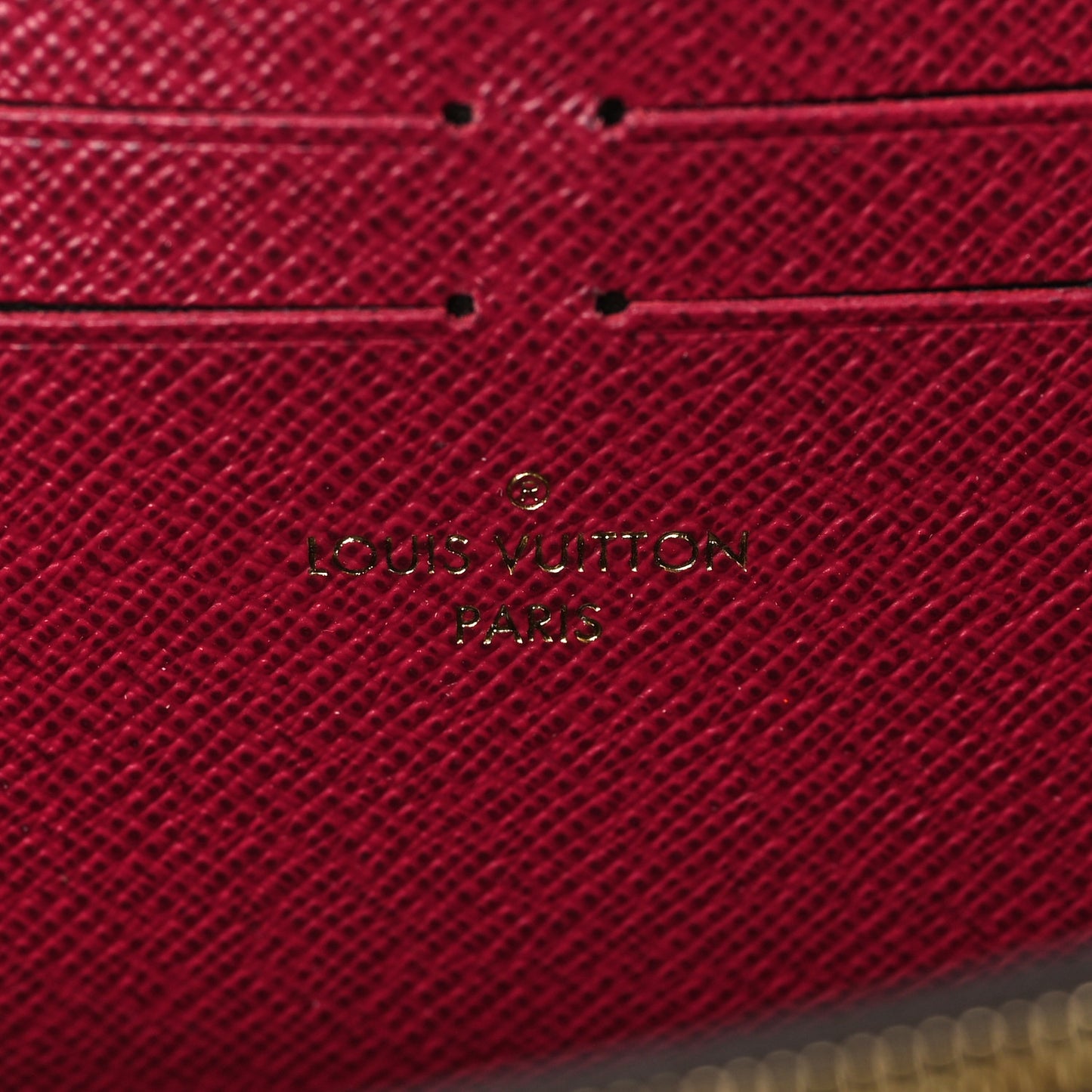 Monogram Clemence Wallet Fuchsia