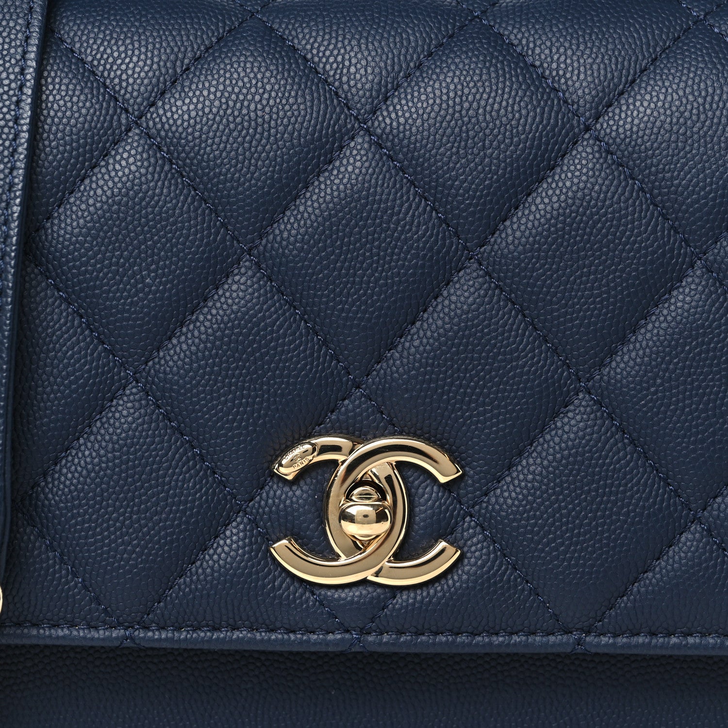 Chanel Caviar Quilted Medium Business Affinity Flap Navy 8 of 10