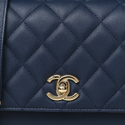 Chanel Caviar Quilted Medium Business Affinity Flap Navy 8 of 10
