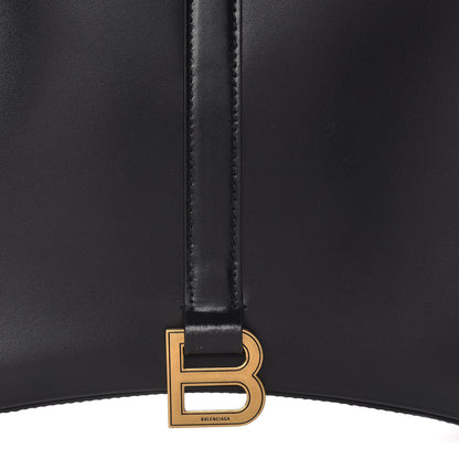 Balenciaga Shiny Box Calfskin Hourglass Tote Black 7 of 12