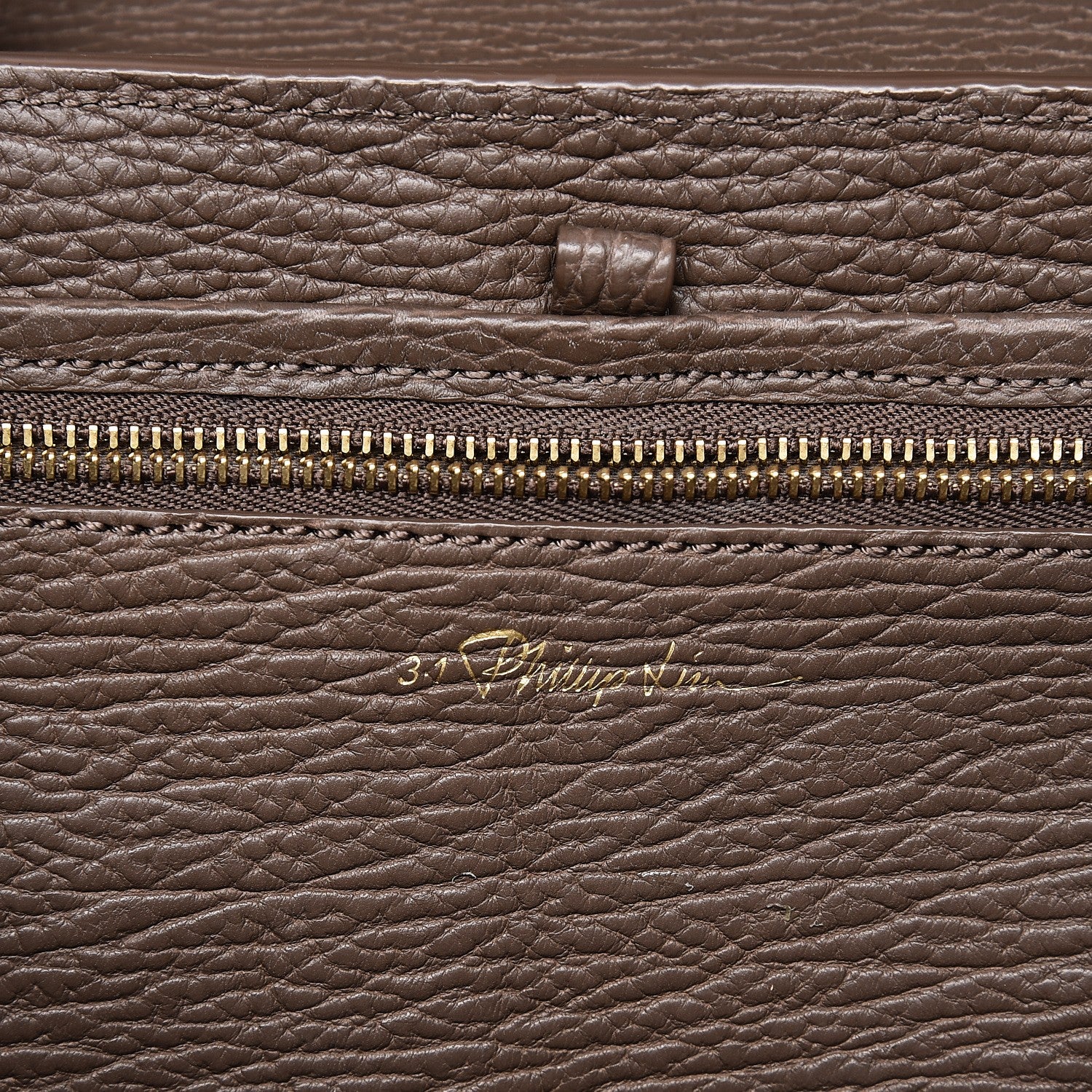 3.1 Phillip Lim 3.1 Textured Calfskin Medium Pashli Satchel Taupe 7 of 8