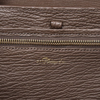 3.1 Phillip Lim 3.1 Textured Calfskin Medium Pashli Satchel Taupe 7 of 8