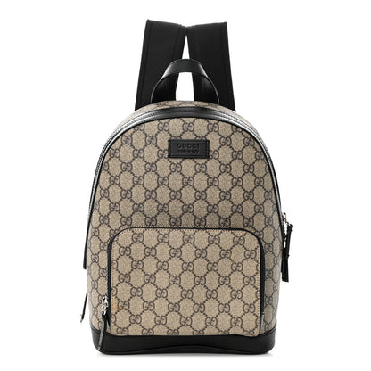 Gucci GG Supreme Monogram Small Eden Day Backpack Black 1 of 12