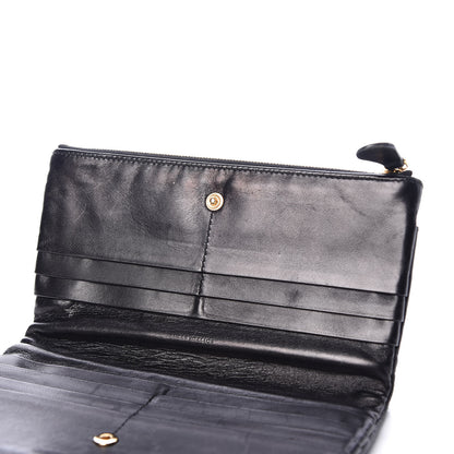 Bottega Veneta Nappa Intrecciato Double Zip Clutch Wallet Black 10 of 10