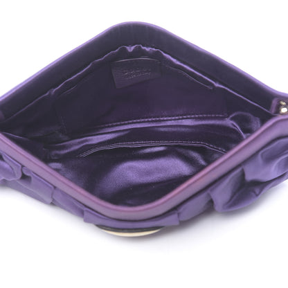 Gucci Satin Hysteria Clutch Purple 5 of 10