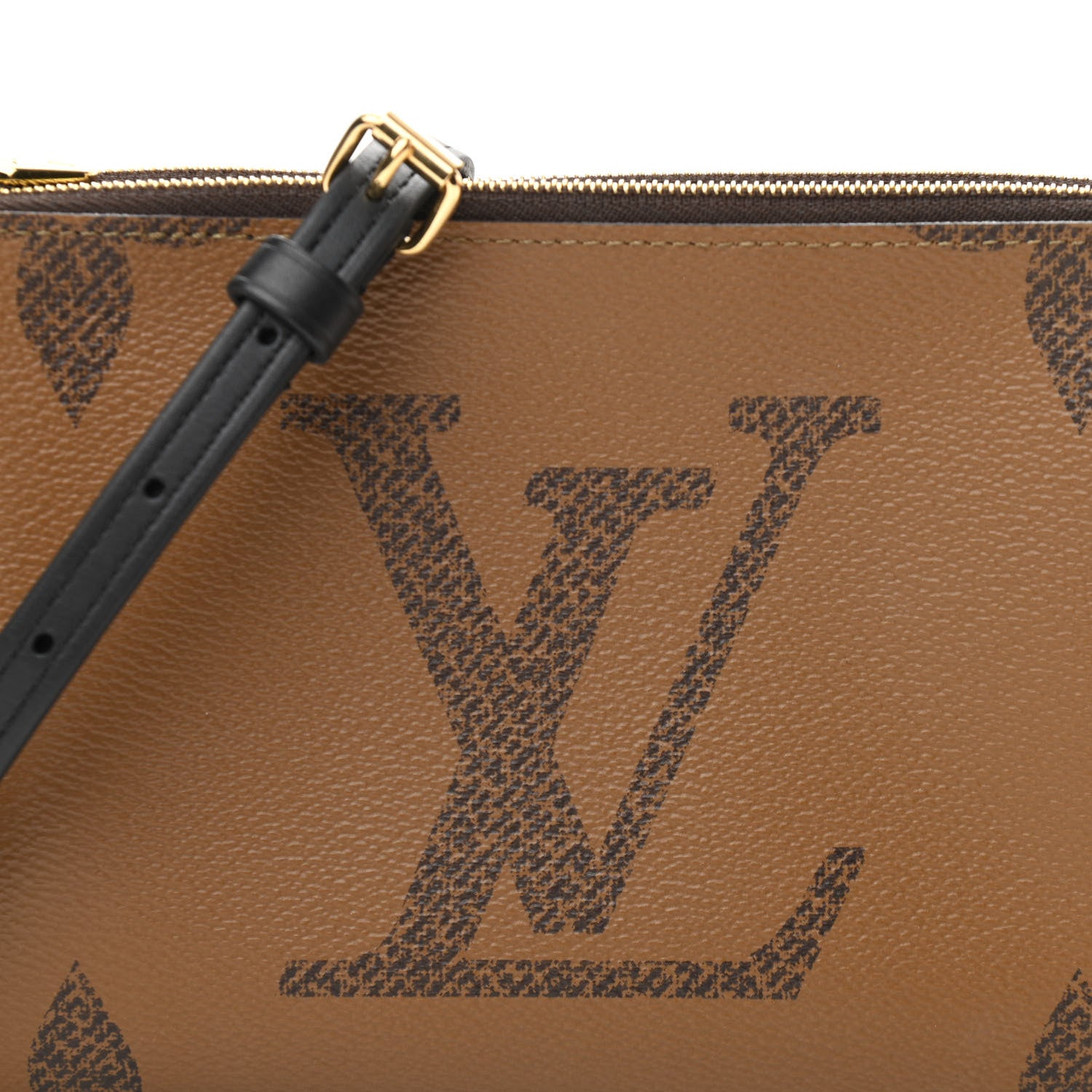 Louis Vuitton Reverse Monogram Giant Double Zip Pochette 8 of 12