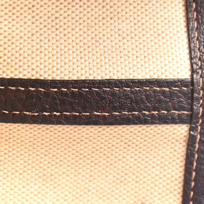 Hermes Toile Buffle Gala Garden Party Tote 36 MM Marron Fonce 6 of 12
