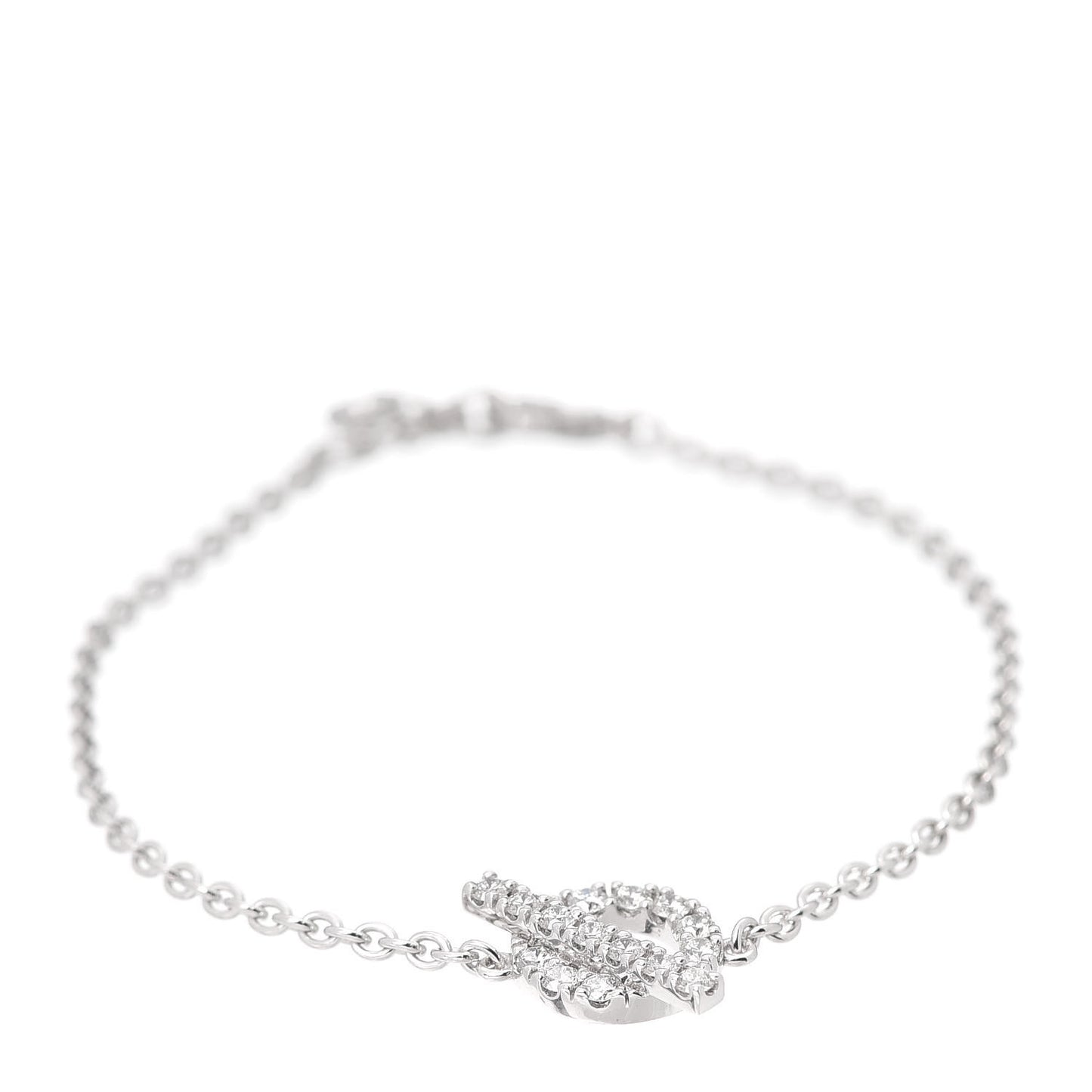 18K White Gold Diamond Finesse Bracelet ST