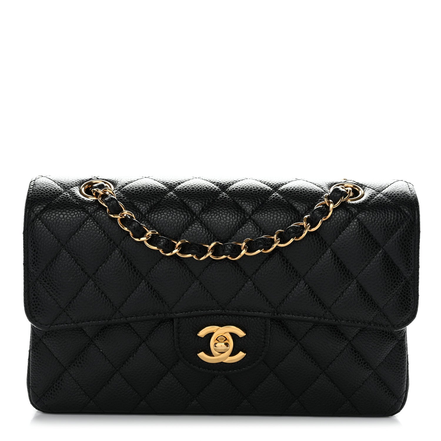 Chanel Caviar Quilted Small Double Flap Black 1 of 11