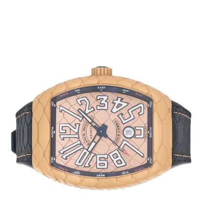 Franck Muller 18K Rose Gold Rubber 45mm Vanguard Limited Edition Gold Cobra Automatic Watch V45SCDTGOLD 2 of 4