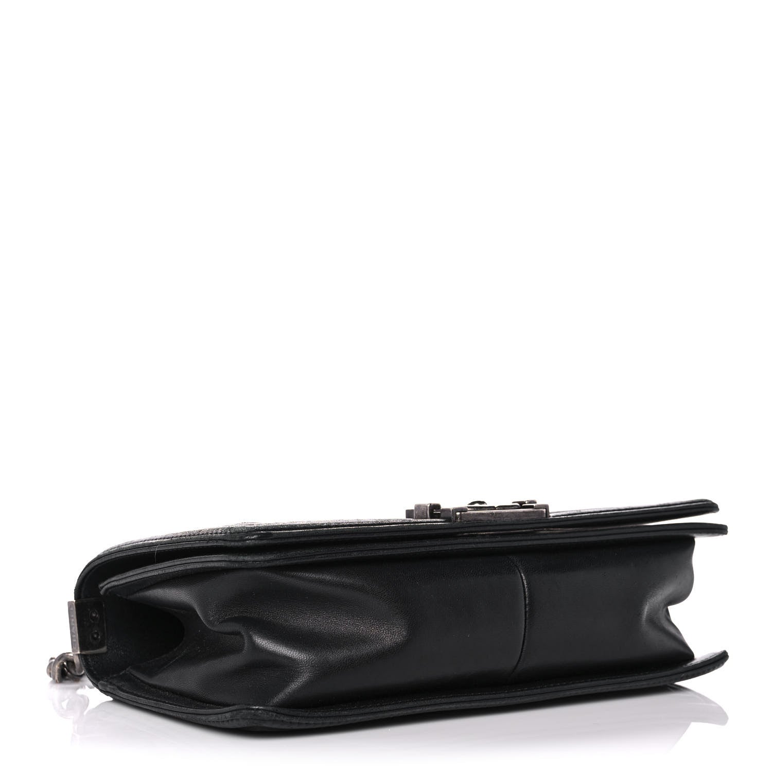 Chanel Lambskin Quilted Medium Boy Flap Black 4 of 15