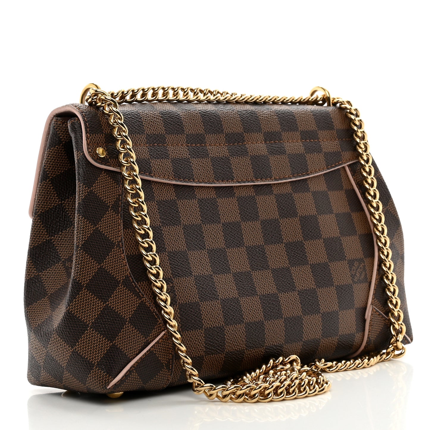 Damier Ebene Caissa Clutch Rose Ballerine