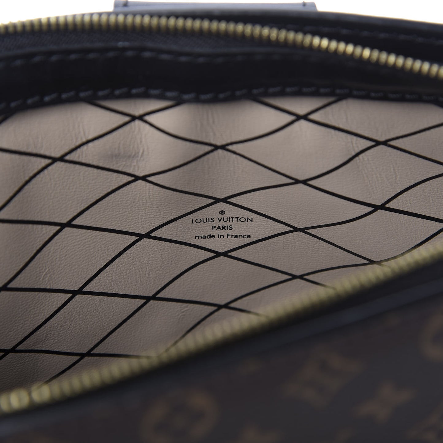 Reverse Monogram Trunk Clutch