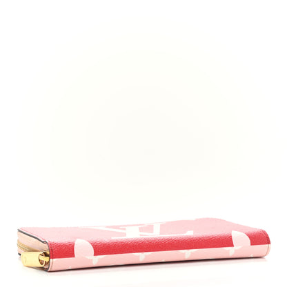Louis Vuitton Monogram Giant Zippy Wallet Rouge Rose 4 of 8
