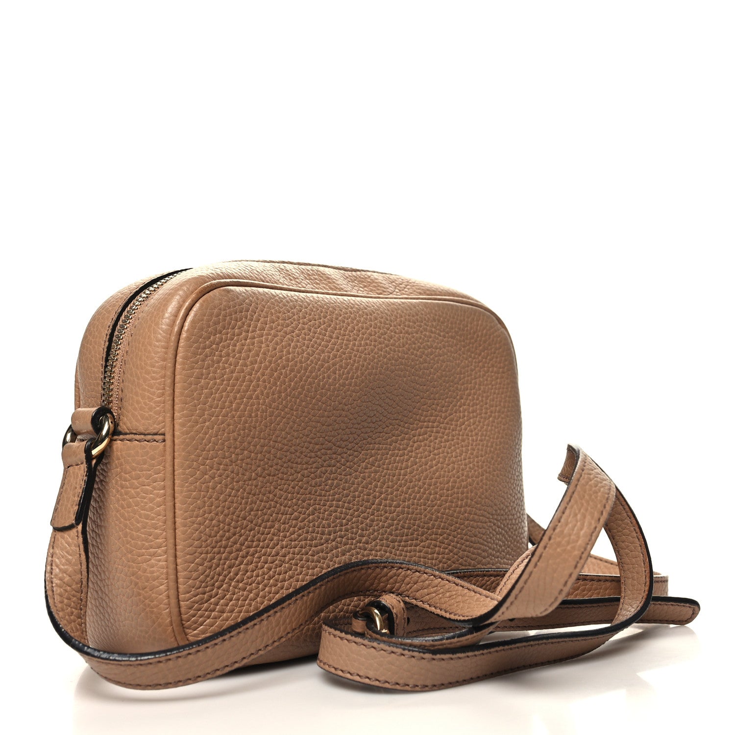 Gucci Pebbled Calfskin Small Soho Disco Bag Camelia 3 of 10