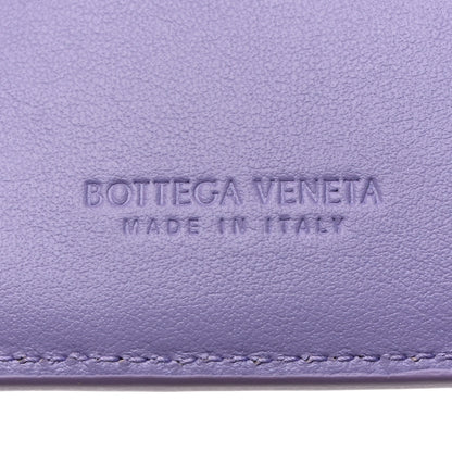 Bottega Veneta Nappa Calfskin Maxi Intrecciato Cassette Tri-Fold Wallet Wisteria 6 of 7