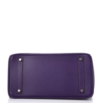 Hermes Epsom Birkin 35 Iris 7 of 43