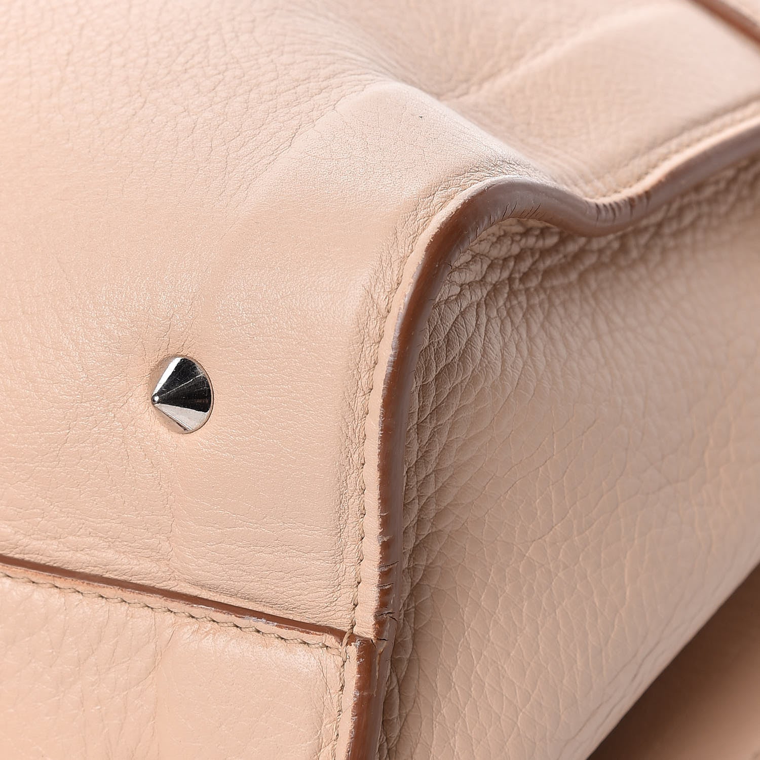 Givenchy Grained Calfskin Medium Shark Lock Satchel Nude 12 of 16