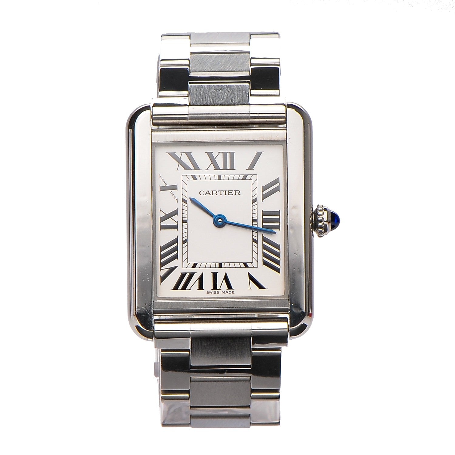 Cartier Stainless Steel 24mm Tank Solo Quartz Watch 1 of 13