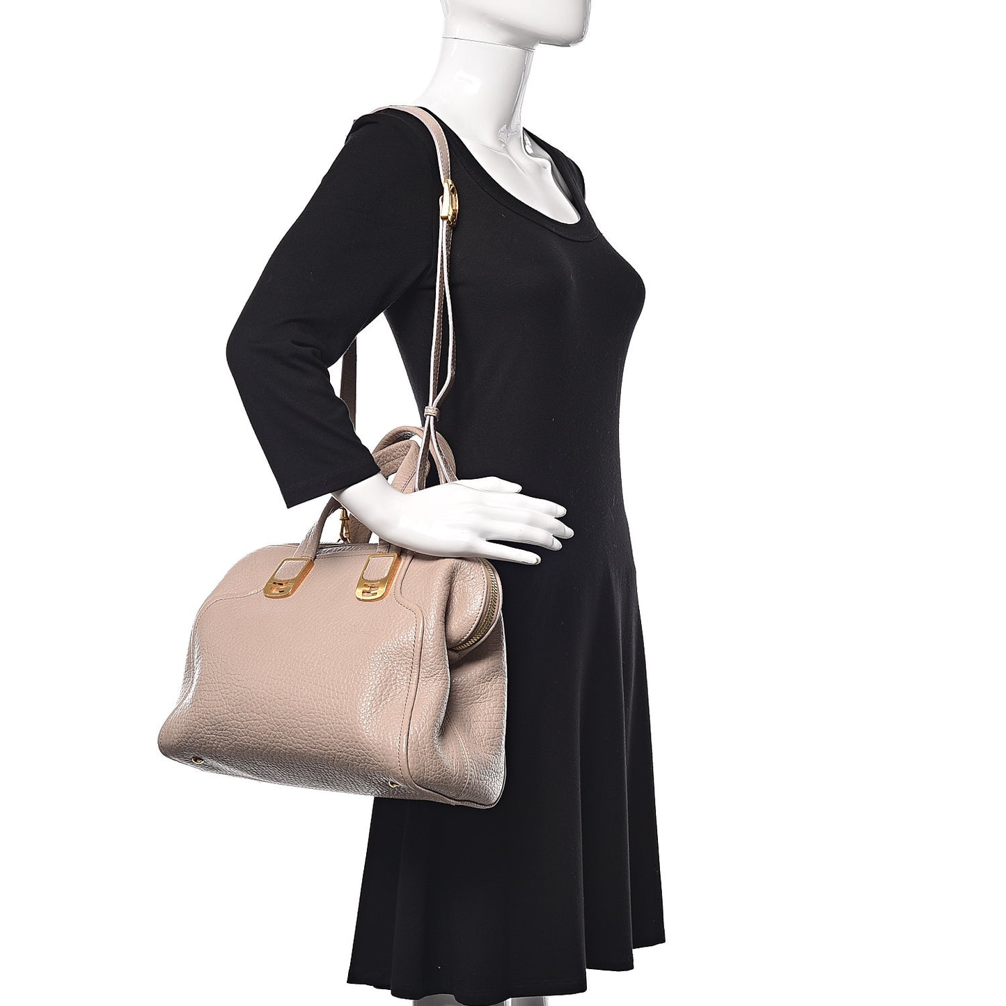 Vitello Small Chameleon Tote Beige Cipria