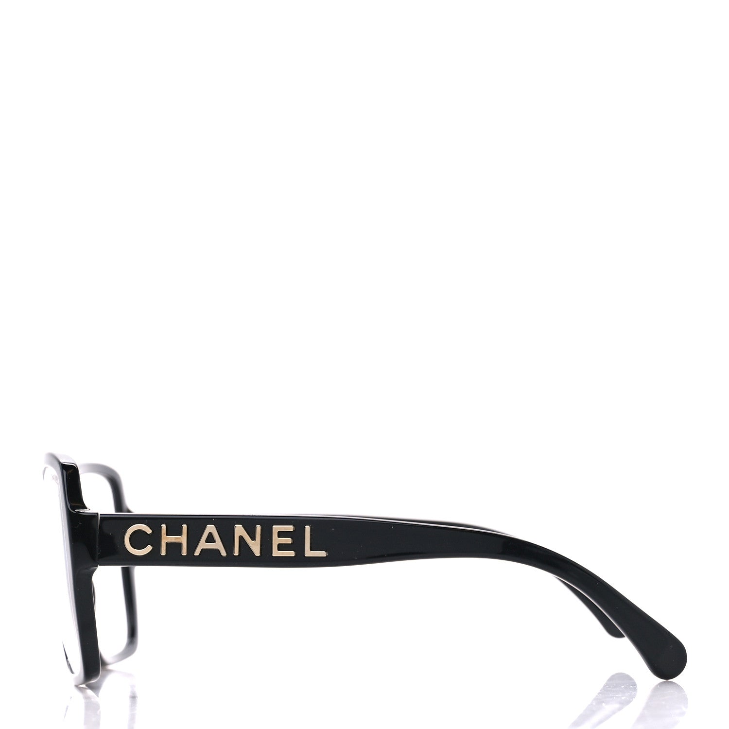 Chanel Acetate Square Eyeglasses 5408 Black 3 of 8