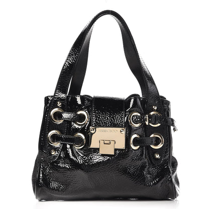 Jimmy Choo Patent Mini Riki Black 1 of 6