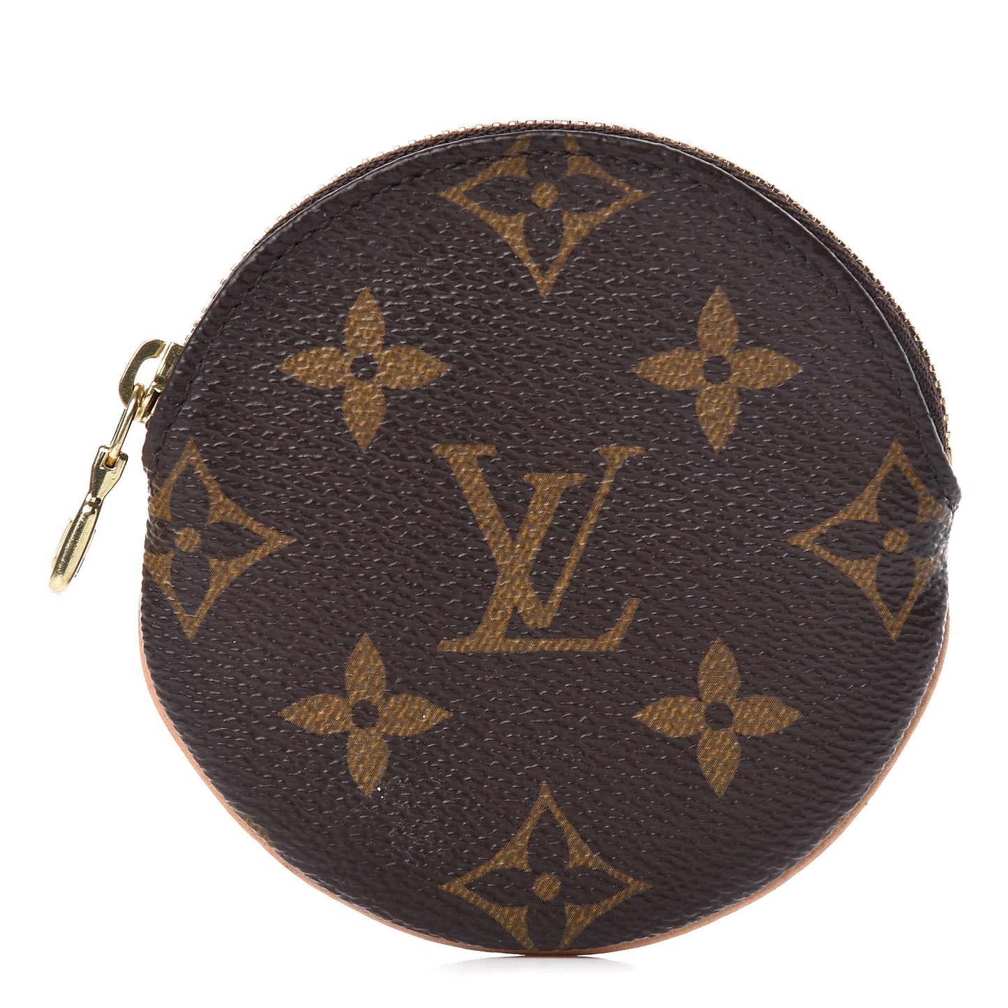 Monogram Round Coin Purse