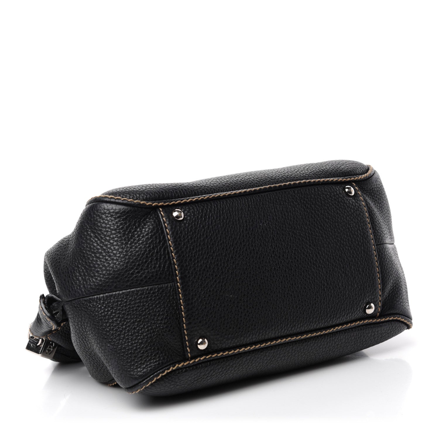 Chanel Calfskin Large Tassel Bowler Black 4 of 15